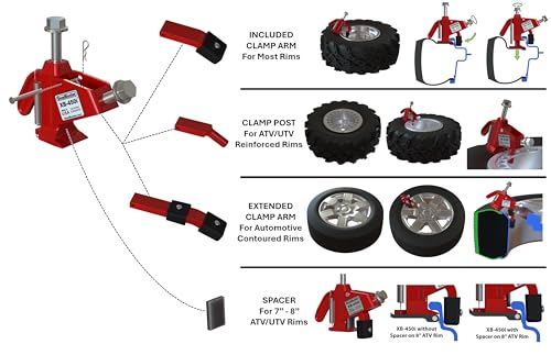 BeadBuster XB-450i Bead Breaker MADE-IN-USA for ATV/Motorcycle / 4x4 / Truck/Auto/Lawn Mower