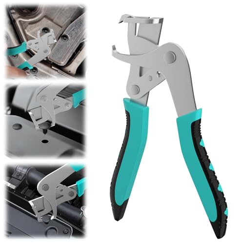 Car Clip Pliers and Disassembly Tools, Efficient Multi-functional Automotive Snap Plier, Easy to Remove Fasteners, Clips, Buckles, and Rivets, Open The Panels Effortlessly (1pc) (blue) - color: Blue