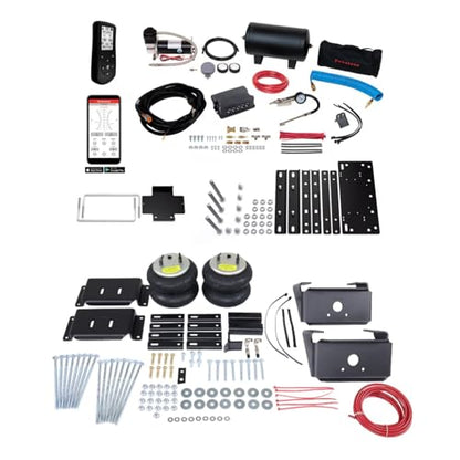 TrendsAuto Firestone Airide Ride-Rite Rear Air Springs Kit & Air Command Dual Wireless App & Remote Extreme Compressor with Tank Kit fits 2010-2026 Ram 4500 5500 Cab-Chassis | TrendsAuto Decal - size: Dual Path (Remote & App)