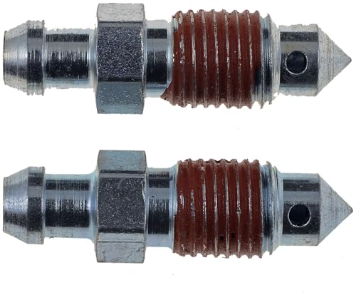Dorman 12701 Brake Bleeder Screws - Quick Bleeders - 3/8-24 X 1-3/16 in. | Fits Select Models, 2 Pack