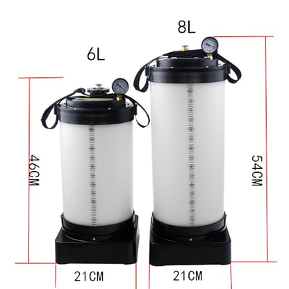 12V DC Current Oil Changer 6L Oil Pump: for car Engine Oil, Transmission Oil, coolant, Brake Oil, Easy to Operate, can Pump Oil Through The Dipstick Tube (8L) - size: 8L