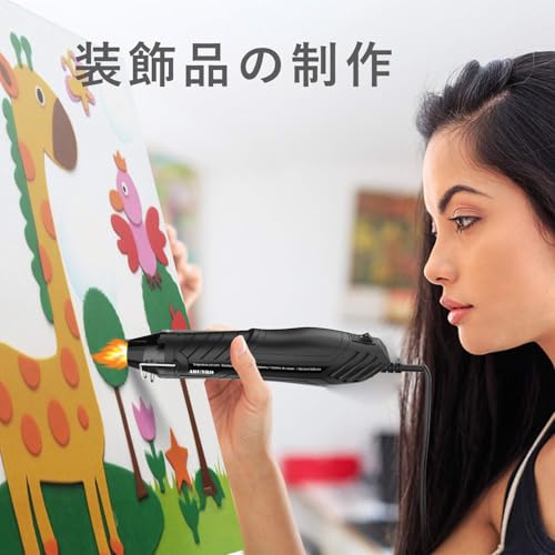 Heat Gun, Uptdae Version 110V 300W Mini Handheld Hot Air Gun with 6.6ft Cable, Portable Heat Gun For Crafting, Embossing, Shrink Wrapping PVC, Drying Paint, Clay, Rubber Stamp | 6.6ft Cable, Portable, For Crafting, Embossing, Shrink Wrapping PVC, Drying P