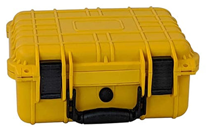 multicomp PRO Weatherproof Equipment Case, made of Polypropylene Plastic, Black with Foam Insert (16.5" X 13" X 7" (L x W x H) YELLOW) - size: 16.5" X 13" X 7" (L x W x H) (YELLOW)