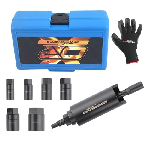 maXpeedingrods Drive Shaft Puller Extractor Tool Set for BMW VW Audi Porsche MB Subaru, 7PCS CV Axle Puller Removal Kit with 6 Adapters (M16, M20, M22, M24, M27, M30)