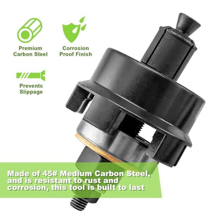 Mofun Wheel Bearing Tool Wheel Bearing Puller Kit Compatible with Harley Most Motorcycles Twin Cam Sportster 2000-2024, Removal and Installation Tool for 0.75" 1.0" and 25mm Bearings