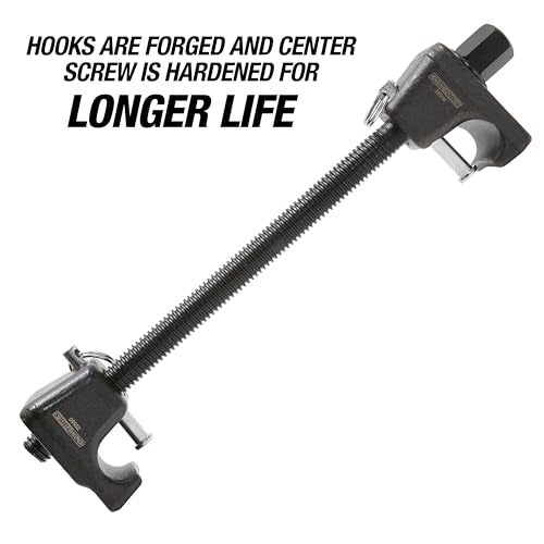 OEMTOOLS MacPherson 10.75 Inch Strut Spring Compressor, Forged Hooks - style: Clamshell