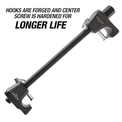 OEMTOOLS MacPherson 10.75 Inch Strut Spring Compressor, Forged Hooks - style: Clamshell