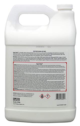 Malco Super Duty Heavy Cut Compound - Professional Cutting, Polishing and Finishing Compound/for Auto Paint Correction, Detailing and Buffing / 1 Gallon (127601) - size: 1 Gallon