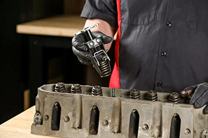 ARES 10113 Overhead Valve Spring Compressor - No Cylinder Head Removal | Spring-Loaded Jaws Keep Tool Level During Compression - size: Overhead Valve Spring Compressor