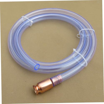 PartyKindom Fuel Transfer Hose Kit Automatic Siphon Tube for Oil and Water Extraction with Clamps and Switch Automotive Use
