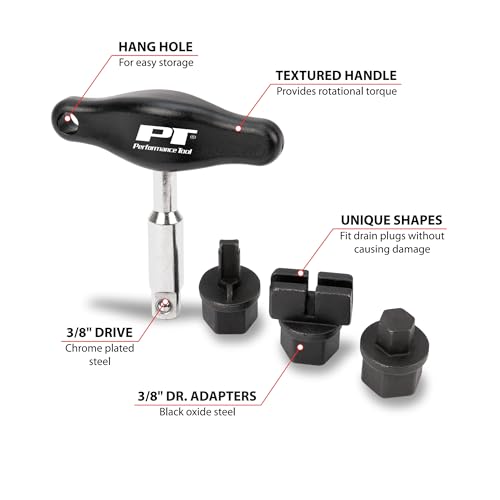 Performance Tool W54298 Plastic Oil Drain Plug Remover - Easily Remove Stripped or Rounded Oil Drain Plugs with Durable and Lightweight Tool - style: Plastic Oil Drain Plug Remover
