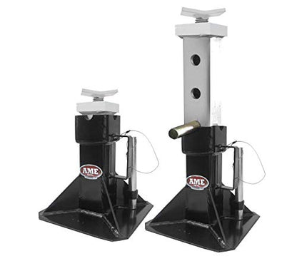 AME INTL 14405 Heavy Duty Jack Stand (with Adjustable Top 22 Ton (Pair))