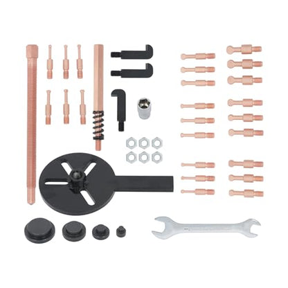 GXYWADY 36 in 1 Blind Hole Bearing Puller Kit Inner Outer Bearing Separator Set Internal External Bearing Gear Splitter Pull Tool with Storage Box