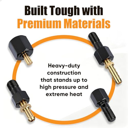Replacement Fuel System Test Fitting Adapter Kit for 5.9L Cummins Diesel, Compatible with 9011 9012 9013 9014