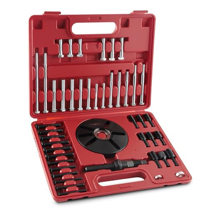 Reywoo Harmonic Balancer Puller and Installer Tool Set, Works as Flywheel Puller, Steering Wheel Puller, and Crankshaft Pulley Puller - style: Removal and Installation
