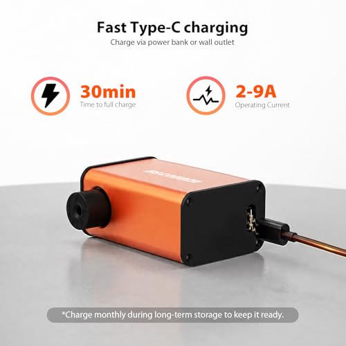Mini Electric Bike Pump with Digital Gauge, Frame Mount Compatible Design for Road Bike, MTB & Gravel – 120 PSI Auto Shut-Off Tire Inflator for Accurate Pressure Control