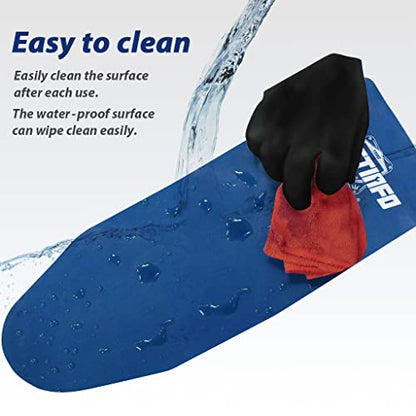 FIRSTINFO Large Flexible Oil Draining Tool Funnel, 21.8" Extended Reach | Moldable Reusable Spill Free Oil Filling, F3555B