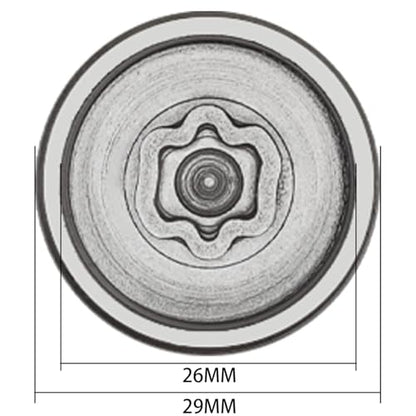 077 Wheel Locking Nut Key for BMW Mini, Socket (OD 29mm-ID 26mm) | Wheel Lock Nut Socket Adapter, Anti-Theft Lug Nut Removal Tool, Anti-Theft Screw Remover, Repair Tool, Tyre Fitting, garage - size: Socket 077