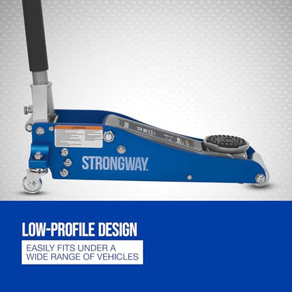 Strongway Aluminum/Steel Floor Jack, 1.5-Ton Capacity - style: 1.5 Ton