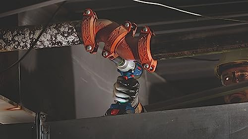 BOSCH GDS18V-330CN 18V Brushless Cordless Connected-Ready 1/2 In. Mid-Torque Impact Wrench with Friction Ring and Thru-Hole (Bare Tool) - style: Tool Only