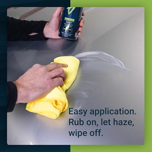 Bling Sauce Platinum Fusion Sauce, Graphene & Ceramic Car Wax Blend, 24oz. | 4-in-1 carnauba, graphene, ceramic and polymer sealant delivers mirror gloss, UV defense and easy wipe-off protection - style: Fusion Sauce