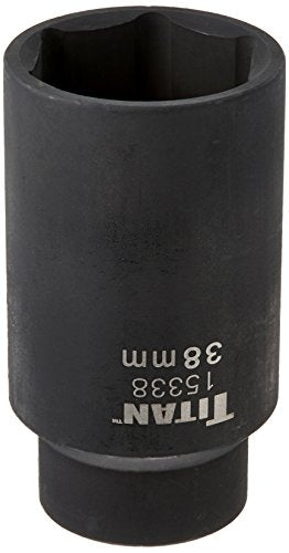Titan 15338 38mm 1/2" Drive 6 Point Axle Nut Socket - size: 38mm