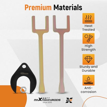 maXpeedingrods Inner CV Axle Removal Tool Set & Front Wheel Drive CV Axle Puller for Use on Front Wheel Drive Vehicles-Remove Most Vehicles Half-Shaft Drive Axles, CV Joint Fork Removing Adapter - style: 4 Pcs