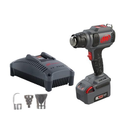 Ingersoll Rand H3111-K1 Cordless Heat Gun Kit | Includes 3 nozzle attachments, BL2022 5.0Ah battery, and charger - style: 1-Battery Kit