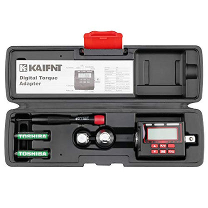 K552 Digital Torque Adapter, 3/8-Inch 5 to 100 ft·lbs, Buzzer/LED Flash Notification, Dual Direction - size: 5-100 ft·lbs