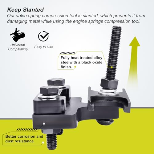 Upgraded 67605 Valve Spring Compressor Tool with Box - Engine Valve Spring Compressor & Air Valve Holding Hose Tool Compatible with 4.8 5.3 5.7 6.0 6.2 LS1 LS2 LS3 LS6 Engine
