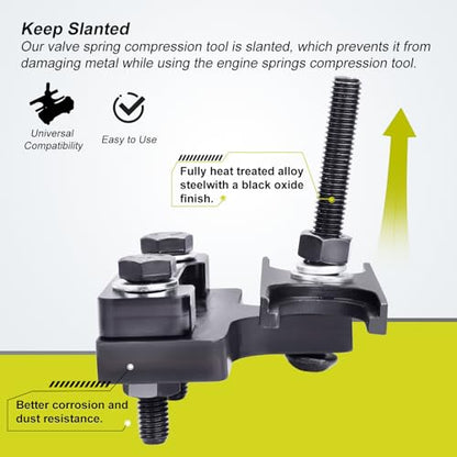 Upgraded 67605 Valve Spring Compressor Tool with Box - Engine Valve Spring Compressor & Air Valve Holding Hose Tool Compatible with 4.8 5.3 5.7 6.0 6.2 LS1 LS2 LS3 LS6 Engine