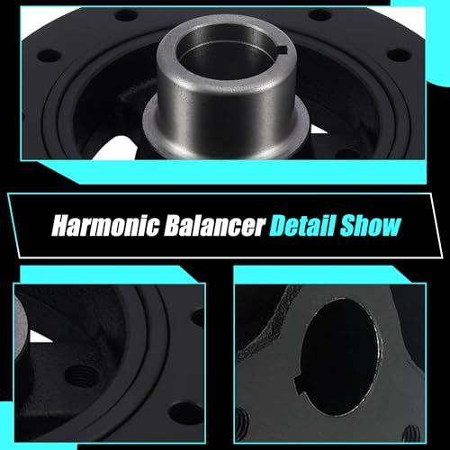 594-012 PartsFlow Harmonic Balancer Crankshaft Pulley Compatible with Chevrolet Biscayne Blazer C10 C20 C30 Pickup G10 G20 G30 Impala For GMC C15 C1500 K25 K2500 Suburban For Pontiac Firebird