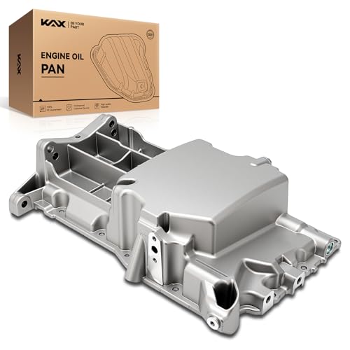 KAX Engine Oil Pan Fit for Equinox, Malibu, Terrain, Cobalt, HHR, Verano | 264-133 with Drain Plug Compatible with Captiva Sport, Ion, Vue, G6, Regal, Solstice, Aura, Sky, LaCrosse, G5, Impala - color: Engine oil pan, size: 264-133 for Equinox, Malibu
