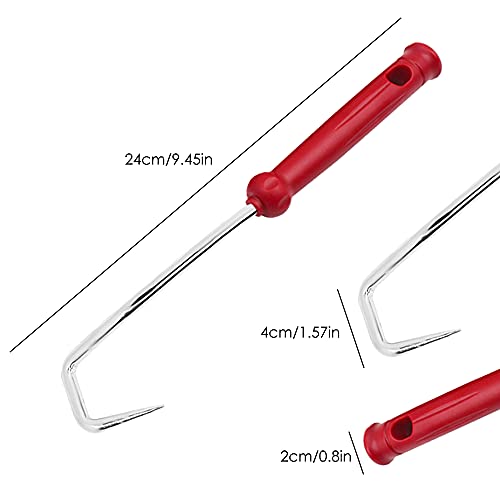 Hose Removal Hook Set with Fastener Remover, SourceTon 3 pieces Hook and Pick Set Radiator Vacuum Hoses Trim and Transmission O Ring Removal Tools