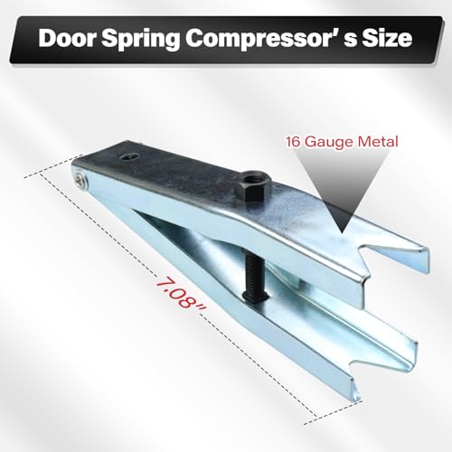 Door Hinge Spring Compressor Tool Compatible with 1/2 Inch Wrenches | Fit for GM Vehicles and Light Trucks, Easy Installation of Auto Door Springs