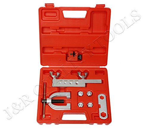 Vector Tools ISO/Bubble Flaring Tool Kit, 9 Piece | Includes Blow-Molded Case W/Mini Pipe Cutter