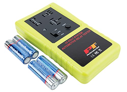 Performance Tool 3009 Compact Cordless Automotive Relay Tester for 12 Volt 4 and 5 pin relays and More - style: Cordless Relay Tester
