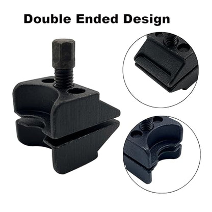 Universal Suspension Strut Spreader Tool Suspension Strut Split Hub Steering Knuckle Spreader Tool Dual-End Strut Removal & Lower Ball Joint Separator Compatible with Ford Volkswagen Peugeot Audi BMW