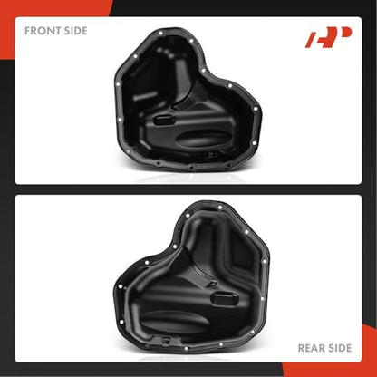 A-Premium Lower Engine Oil Pan Sump with Drain Plug Compatible with Toyota Camry 2010-2017 Highlander 2009-2019 Sienna 2011-2013 Avalon Lexus ES300h 2013-2018 2.5L 2.7L