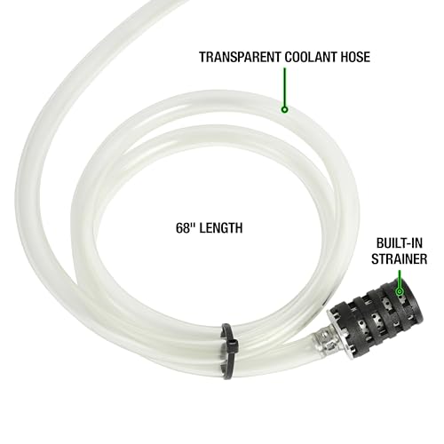 OEMTOOLS Coolant Vacuum Refill Kit, Coolant Pressure Tester Kit, 5 Adapter | 70-110 psi Recommended Working Pressure, Performs Vacuum Leak Tests on the Cooling System, Helps Prevent Come-Backs - size: 5 Adapters, style: AirEvac Cooling System Refiller Kit