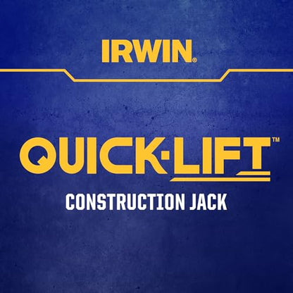 IRWIN Quick-Lift Construction Jacks, Hand Lifting Jack Tool, Multifunctional, Lift up to 10" and Capacity 330 lbs, Pack of 2 (IRHT83100-2) - size: 2 Pack