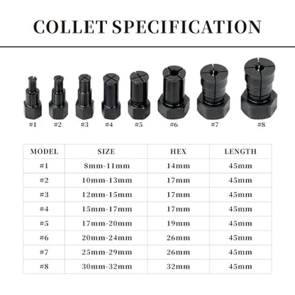 12pcs Blind Hole Bearing Puller Set Internal Bearing Extractor Puller Kit Motorcycle Bicycle Wheel Bearing Removal Tool Slide Hammer Pilot Insert Inner Bearing Puller Tool with Expanding Collet 8-32MM
