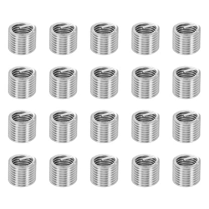 HARFINGTON 20pcs Wire Thread Repair Inserts M12 x 1.75 x 1.5D (18mm) Metric 304H Stainless Steel Helical Coiled Wire Screw Threaded Sleeve Sheath for Automotive Repairs - size: M12 x 1.75 x 1.5D