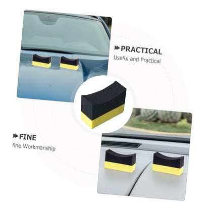 10-Pack Car Wash Sponge Set Tire Sponge Cleaner Shine Applicator Pad for Car Cleaning Soft