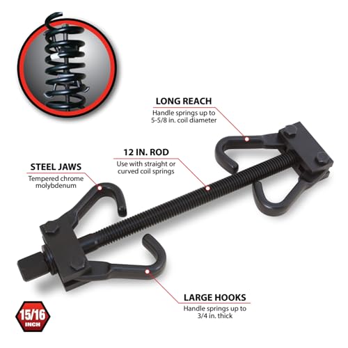 Performance Tool W80554 Coil Spring Compressor for Vehicle Maintenance and Repair with Tempered Chrome Steel Jaws - style: Quart/Gallon Fluid Pump