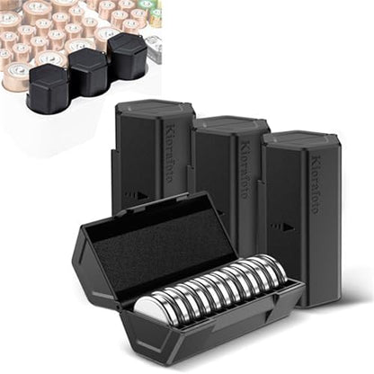 (4 Pack) CR2032 Battery Case,Upgrade Coin Cell Battery Holder Storage for 48x CR2032/CR2025/CR2016 Button Round Batteries Case，Allow to fit in Standard D Battery Slot（Coin Cell Battery Not Included） - size: (4 PACK)Battery Case for CR2032 & More
