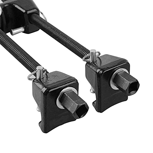 DAYUAN 2Pcs Macpherson Strut Spring Compressor Tool 12 Inch 1/2 Inch Drive | Fits 13/16" Socket，Compresses Most MacPherson Coil Springs，Forged Hooks，Built-In Safety Pins，300mm Length