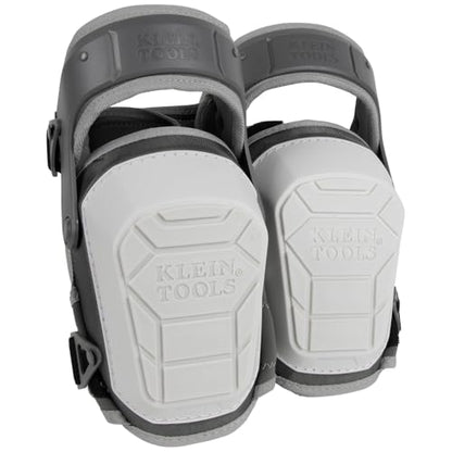 KLEIN TOOLS 60897 Knee Pads for Men and Women, Non-Marring, Heavy Duty Stabilizer Work Knee Pads, Adjustable Straps for Construction and Flooring - size: Non-Marring