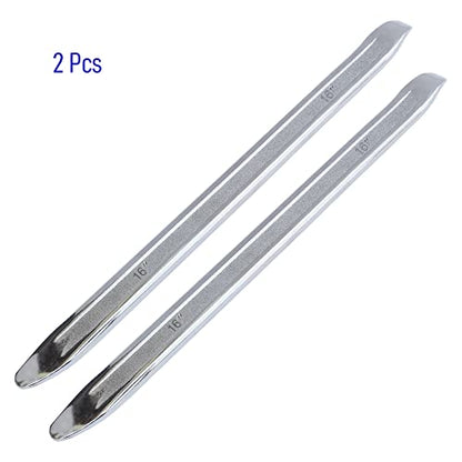 2 PCS 16-Inch Tire Iron, Heavy Duty Tire Spoons Lever Bar, Professional Tire Changing Tool for Installing and Removing and Repairing Wheel Tires of Cars, Motorcycles, Scooter Bicycles - size: 16 inch