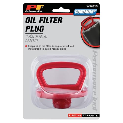 Performance Tool W54313 Cummins Oil Filter Plug for Easy Oil Changes and Maintenance - style: Cummins Oil Filter Plug